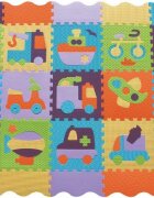 Babygreat Covoras Puzzle Transport II 122x122 cm