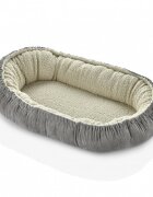 BabyJem Baby nest plusat Between Parents gri