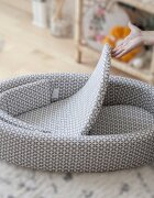 BabyJem Babynest ajustabil pentru nou nascut Pad Grey