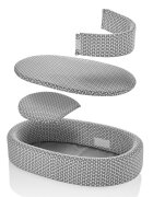 BabyJem Babynest ajustabil pentru nou nascut Pad Grey