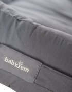 BabyJem Babynest cu bara de jucarii Antracit