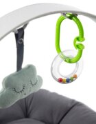 BabyJem Babynest cu bara de jucarii Antracit