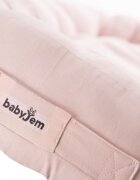 BabyJem Babynest cu bara de jucarii Somon