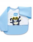 BabyJem Baveta cu maneci si buzunar Polly Bib Blue