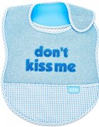 BabyJem Baveta din bumbac Dont Kiss Me Blue