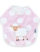 BabyJem Baveta pentru copii din bumbac Dots Pink Lamb