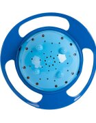 BabyJem Bol multifunctional cu capac si rotire 360 grade Amazing Bowl Blue