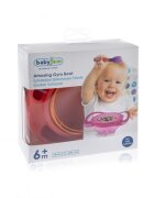 BabyJem Bol multifunctional cu capac si rotire 360 grade Amazing Bowl Gri