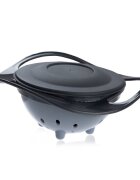 BabyJem Bol multifunctional cu capac si rotire 360 grade Amazing Bowl Gri