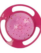 BabyJem Bol multifunctional cu capac si rotire 360 grade Amazing Bowl Pink