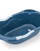 BabyJem Cadita cu dop de scurgere indigo