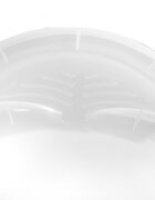 BabyJem Cadita transparenta cu dop de scurgere