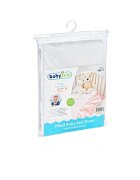BabyJem Cearceaf din bumbac cu elastic White
