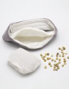 BabyJem Centura anticolici cu samburi de cirese Sleepy Cloud Grey