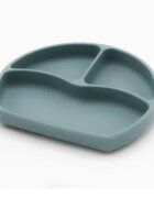 BabyJem Farfurie compartimentata din silicon cu ventuza Mint