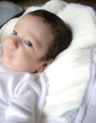 BabyJem Fotoliu pentru bebelusi cu ham de siguranta Somon