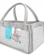 BabyJem Geanta organizator scutece si accesorii copiibebelusi Gri