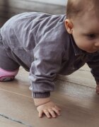 BabyJem Genunchiere de protectie pentru bebelusi Roz