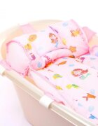 BabyJem Hamac din spuma pentru cadita Ocean Baby Bath Pink