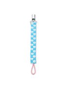 BabyJem Lantisor pentru suzeta din material textil Bear Blue