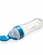 BabyJem Lingurita cu rezervor pentru bebelusi 90 ml Albastru