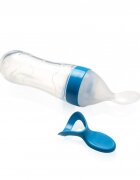 BabyJem Lingurita cu rezervor pentru bebelusi 90 ml Albastru