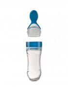 BabyJem Lingurita cu rezervor pentru bebelusi 90 ml Albastru