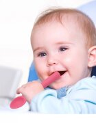 BabyJem Lingurita din silicon Roz