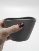 BabyJem Pahar din silicon pentru diversificare Gri