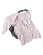 BabyJem Parasolar pentru scaun auto 0-13 kg Infant Cover Roz