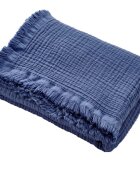 BabyJem Paturica din muselina pentru copii 120x84 cm Powder Blue