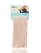 BabyJem Paturica din muselina pentru copii 120x84 cm Powder Pink