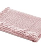 BabyJem Paturica din muselina pentru copii 120x84 cm Powder Pink
