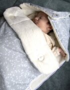 BabyJem Paturica multifunctionala din bumbac Gri