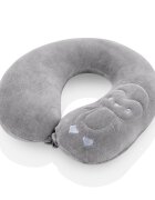 BabyJem Pernuta suport pentru gat Head and Neck Pinguin Grey