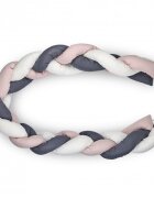 BabyJem Protectie laterala bumper impletit Pink