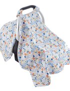 BabyJem Protectie soare din muselina pentru scaun auto 0-13 kg Colorful