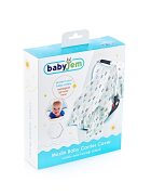 BabyJem Protectie soare din muselina pentru scaun auto 0-13 kg Dino
