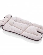 BabyJem Saltea pentru carucior si scaun de masa Dots Roz