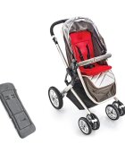 BabyJem Saltea suplimentara pentru carucior cu spuma Cushion Grey