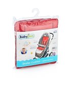 BabyJem Saltea suplimentara pentru carucior cu spuma Cushion Red