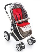BabyJem Saltea suplimentara pentru carucior cu spuma Cushion Red