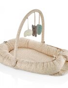 BabyJem Salteluta Baby Nest cu bara jucarii Between parents Somon