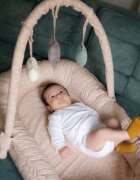 BabyJem Salteluta Baby Nest cu bara jucarii Between parents Somon