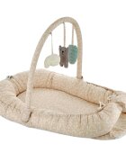 BabyJem Salteluta Baby Nest cu bara jucarii Between parents Somon
