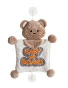 BabyJem Semn reflectorizant Baby on Board Rosu