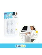 BabyJem Set 2 mini sigurante universale pentru usi si dulapuri
