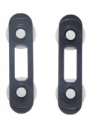 BabyJem Set 2 mini sigurante universale pentru usi si dulapuri Antracit