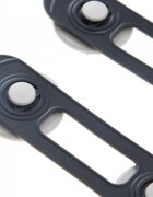 BabyJem Set 2 mini sigurante universale pentru usi si dulapuri Antracit