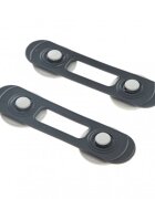 BabyJem Set 2 mini sigurante universale pentru usi si dulapuri Antracit
